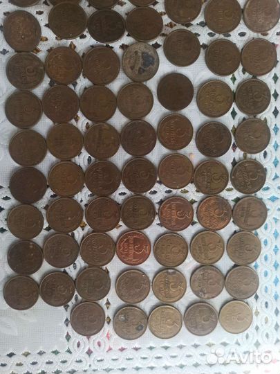 Монеты СССР редкие 5 и 3 копейки с браком