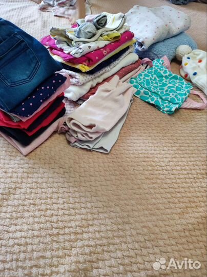 Вещи пакетом на девочку 74-80