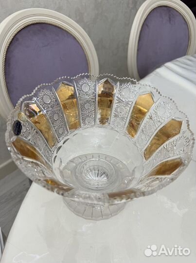 Ваза хрустальная