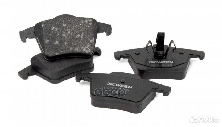 Колодки тормозные дисковые 151-1251 Ween