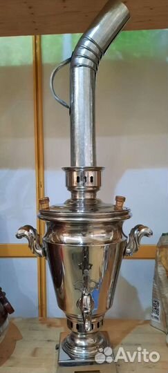 Самовар на дровах новый