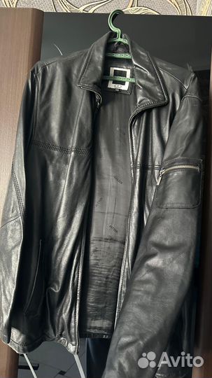 Кожаная куртка мужская