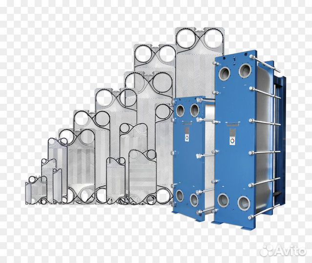 Пластины с прокладками теплообменных аппаратов