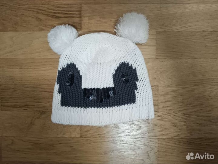 Шапка для девочки panda