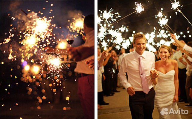 Бенгальские огни большие (40 и 65 см. длиной)