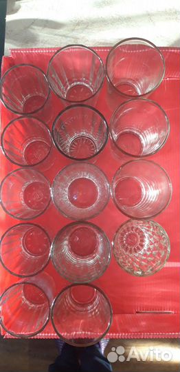 Граненые стаканы,стопки,лафитник СССР