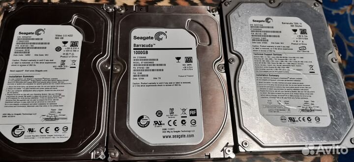 Жесткий диск на 320,500,1000 гб