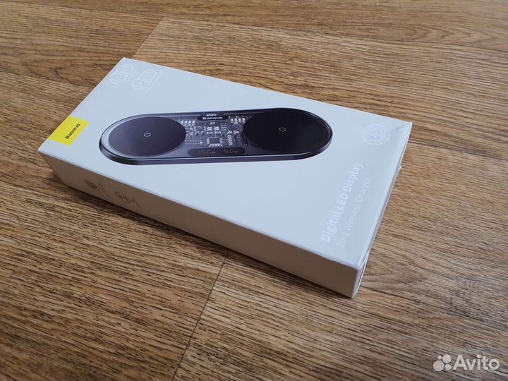 Беспроводная зарядка Baseus на два устройства