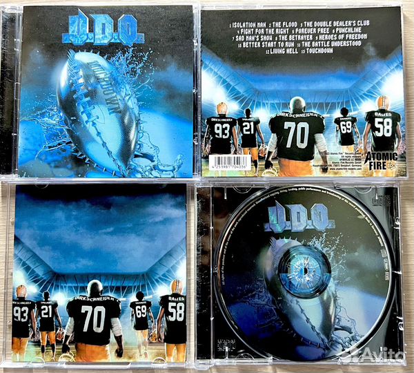 Музыкальные CD диски U.D.O. - Touchdown new album