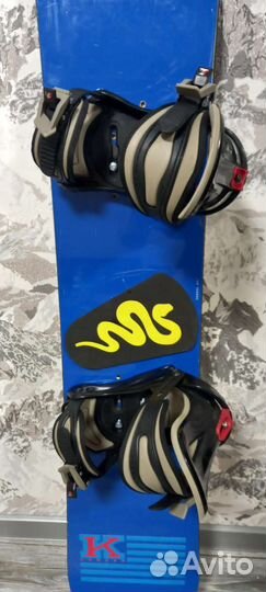 Сноуборд Kemper 140cm+крепления F2