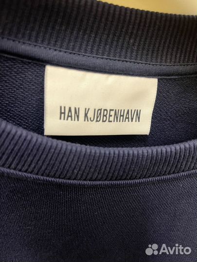 Свитшот Han kjobenhavn синий L оригинал