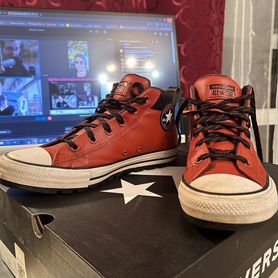 Кеды converse кожаные