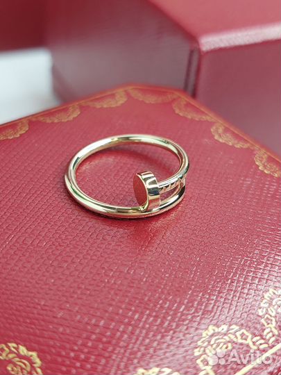 Золотое кольцо гвоздь Cartier