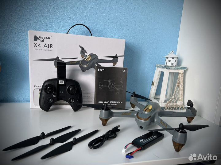 Квадрокоптер hubsan h501m x4 air basic edition