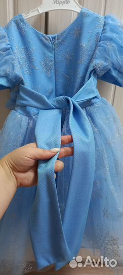 Платье снежинки