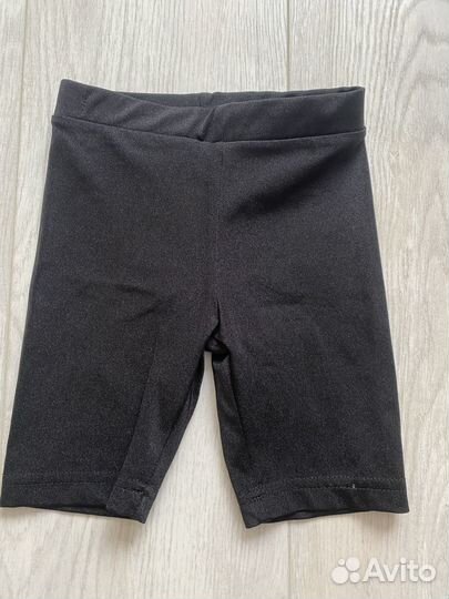 Чёрные велосипедки для девочки 104 размер