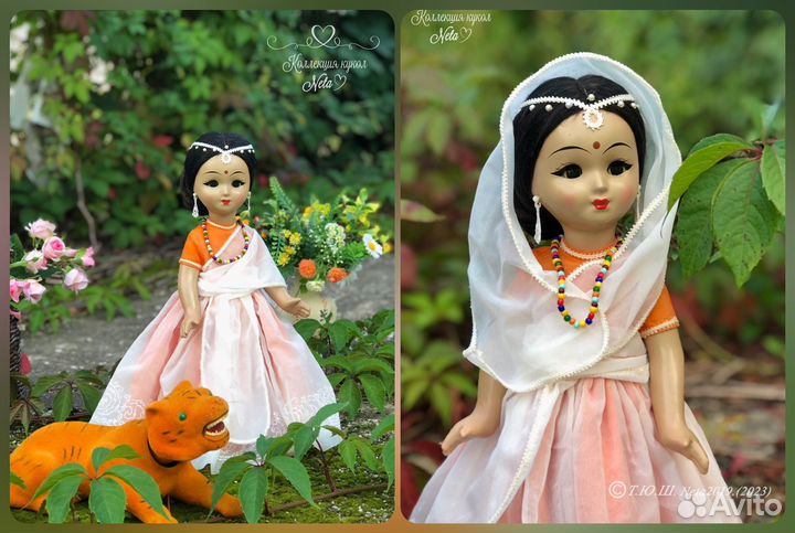 Кукла Ивановская. Опилочная. СССР