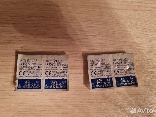 Контактные линзы Acuvue oasys