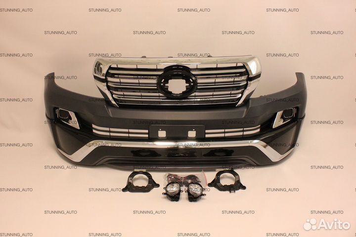 Бампер Toyota Land Cruiser 200 2008-2015 S124