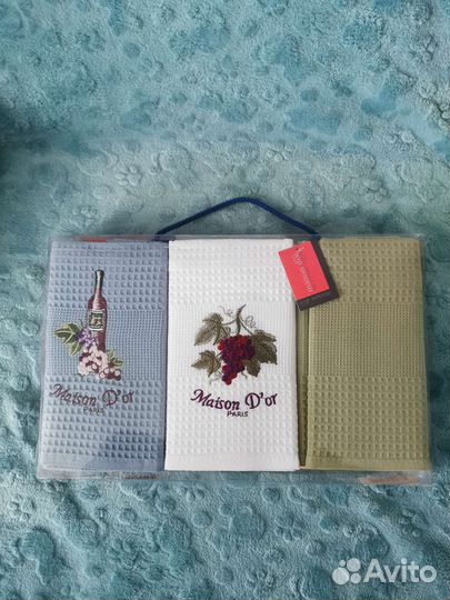 Комплекты кухонных полотенец новые