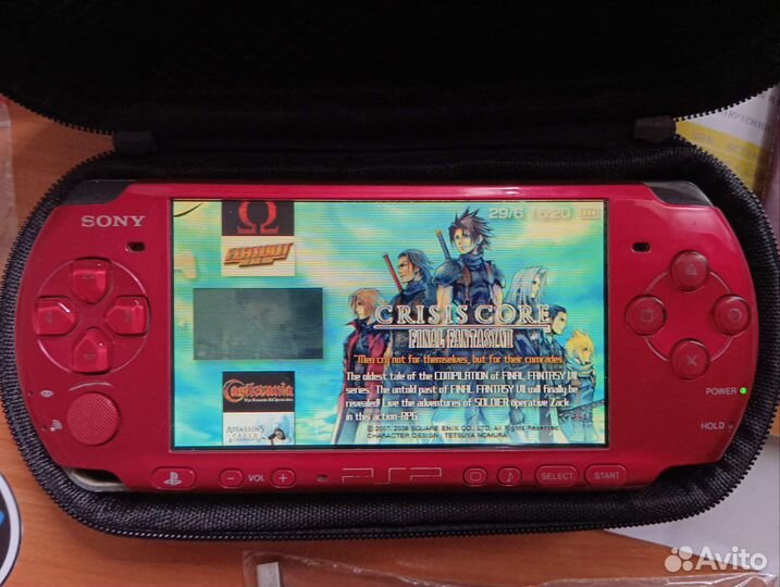 Sony psp 3008 red GTA Sindacco Chronicles edition