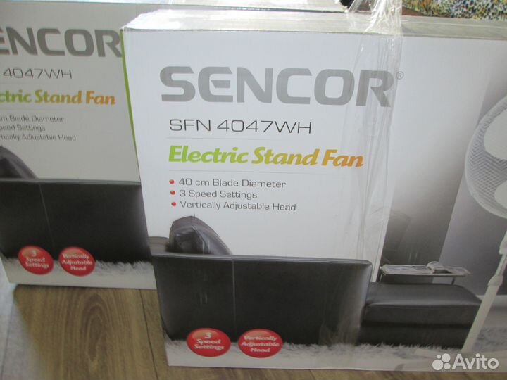 Вентилятор напольный Sencor sfn 4047. Новые