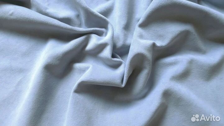 Бархат на шторы мебель Германия Барвинок Крайола