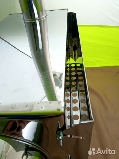 Печь походная Средняя на 30 л. c 3D экранами