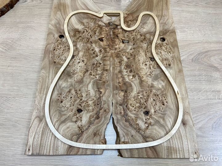 Топы для гитар, Клён Волнистый, Кап Тополя