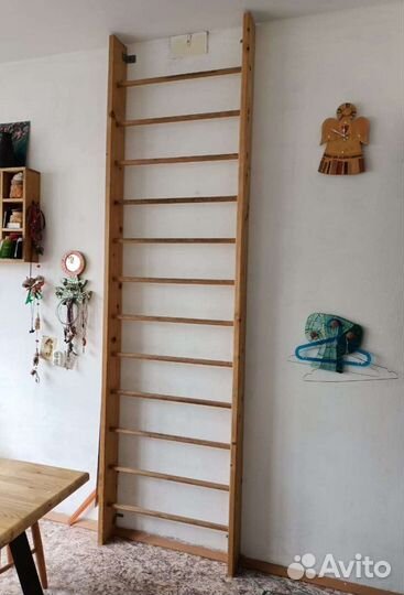 Детская спортивная лестница дерево б/у