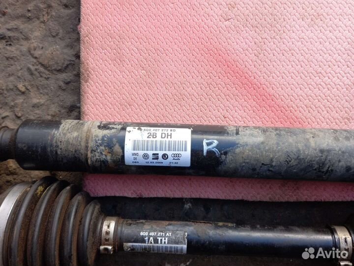 Привод skoda fabia2, polo 4