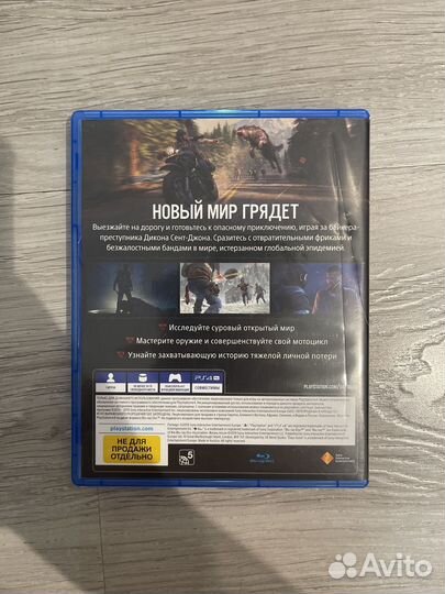 Игры для приставок ps4 диск жизнь после days gone