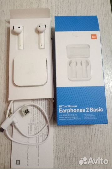 Наушники True Wireless Xiaomi Earphones 2 Basic