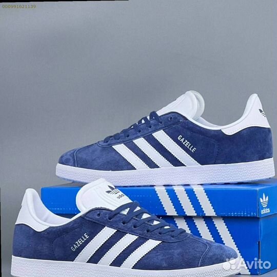 Кроссовки Adidas Gazelle Blue (Арт.72594)