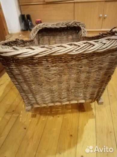 Корзина из натуральной лозы (Сани)