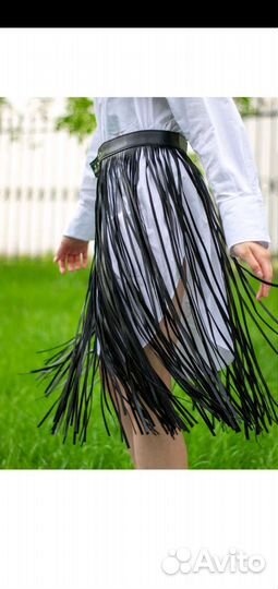 Пояс с бахромой