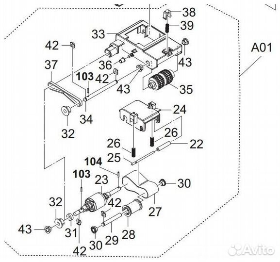 Узел подачи Kyocera 303R794100 1401676