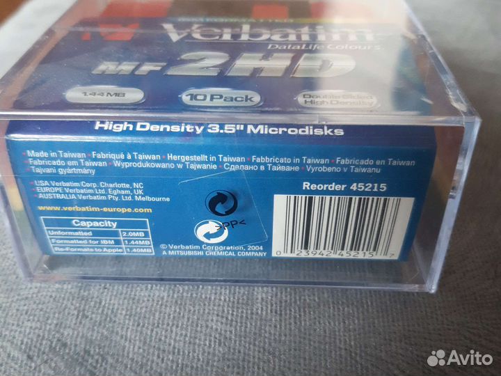 Дискеты 3 5 1,44 Мb 10 штук