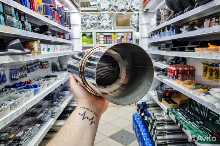 Глушитель прямоточный PWR-030, 76 - 110 мм