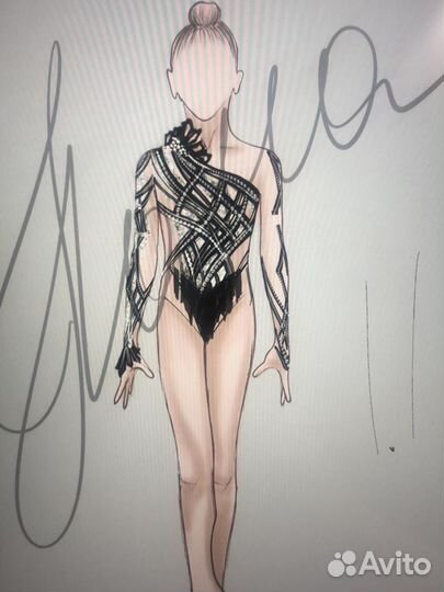 Купальник для художественной гимнастики