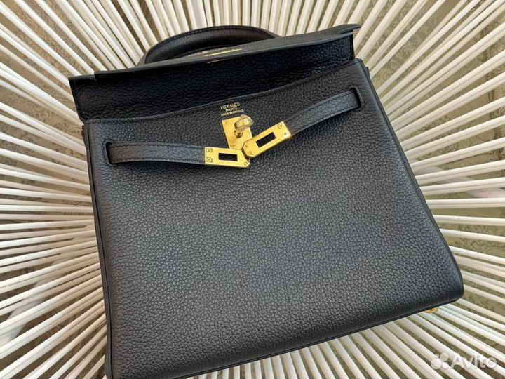 Сумка Hermes Kelly 25 с прожилками