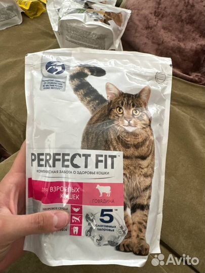 Сухой корм для кошек perfect fit, whiskas, purina