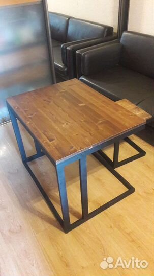 Стол в стиле лофт