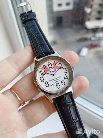 Часы СССР чайка -звезда углич редкие