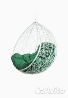 Подвесное кресло кокон капля ротанг