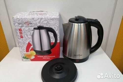 Чайник электрический нержавейка 1,8л