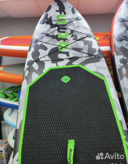 Сап боард Sup board FunWater honor зеленый