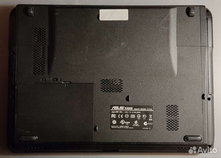 Ноутбук asus K40AB
