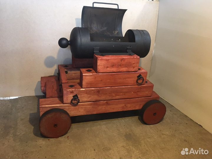 Мангал пушка