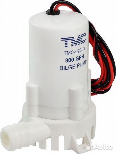 Помпа осушительная, 12 В, 300GPH (1134 л/ч) 10012B